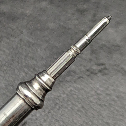 1892年 英国アンティーク 純銀製マジックペンシル 伸縮式63-140mm Frederick Charles Berkeley
